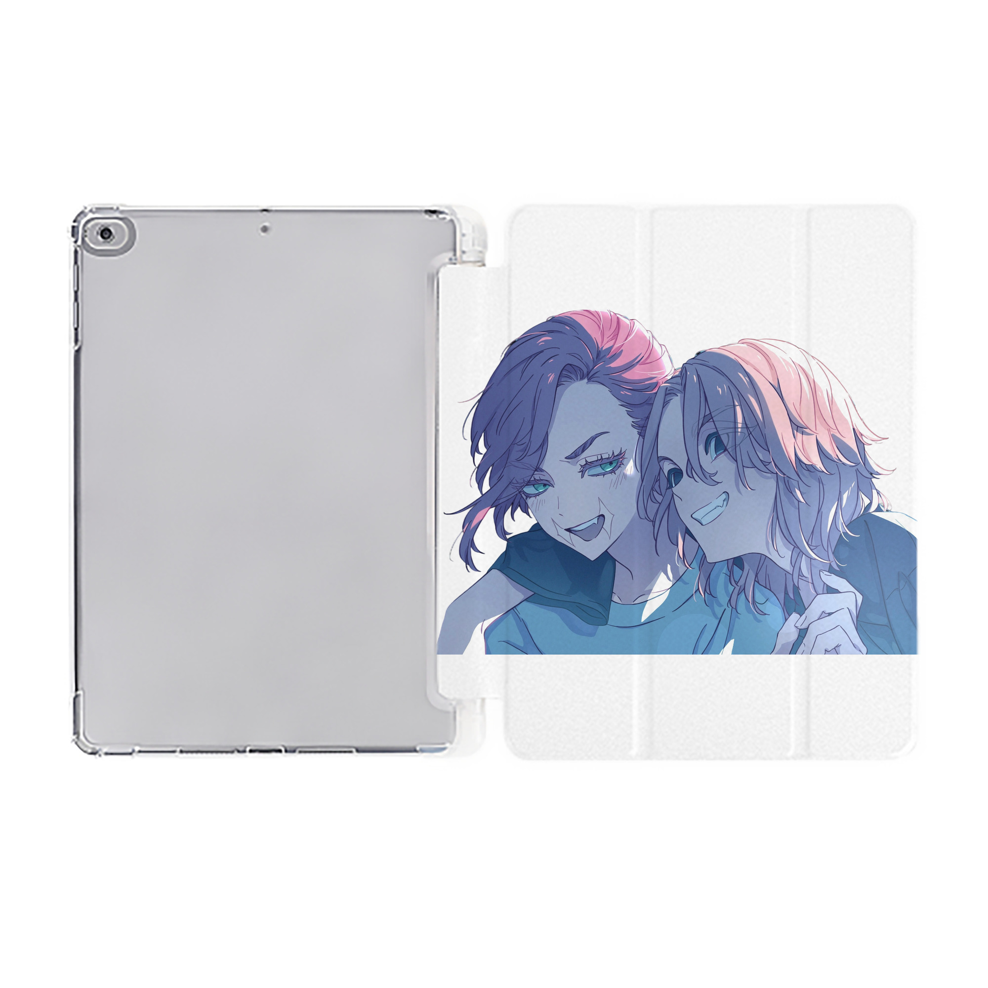 （画像用） 東京リベンジャーズ Tokyo Revengers IPad ケース ペン収納付き 三つ折りスタンド PUレザー×シリコン 対応機種9.5/10.5/10.9インチ